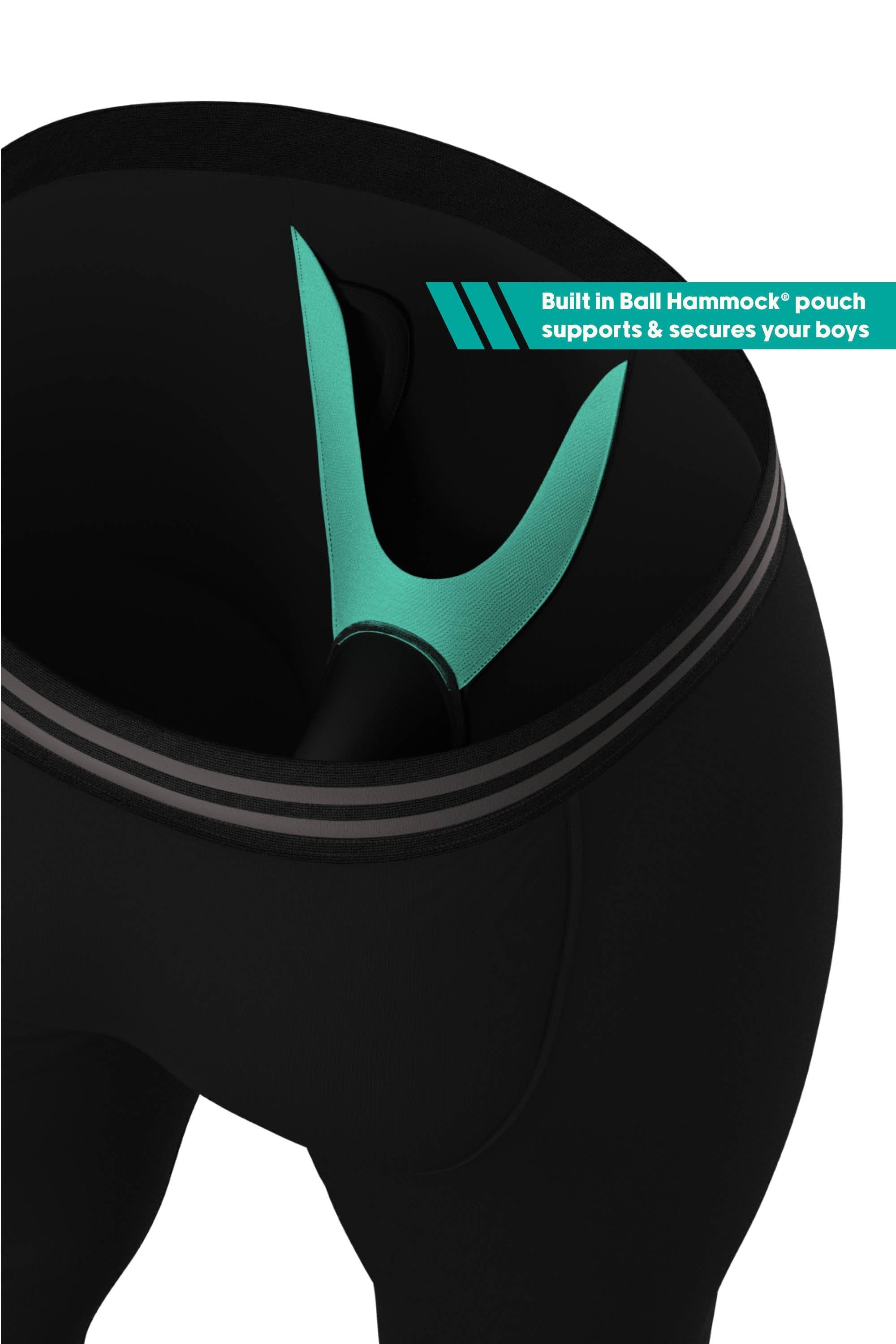 The Threat Level Midnight | Black Ball Hammock® Long Johns - Shinesty