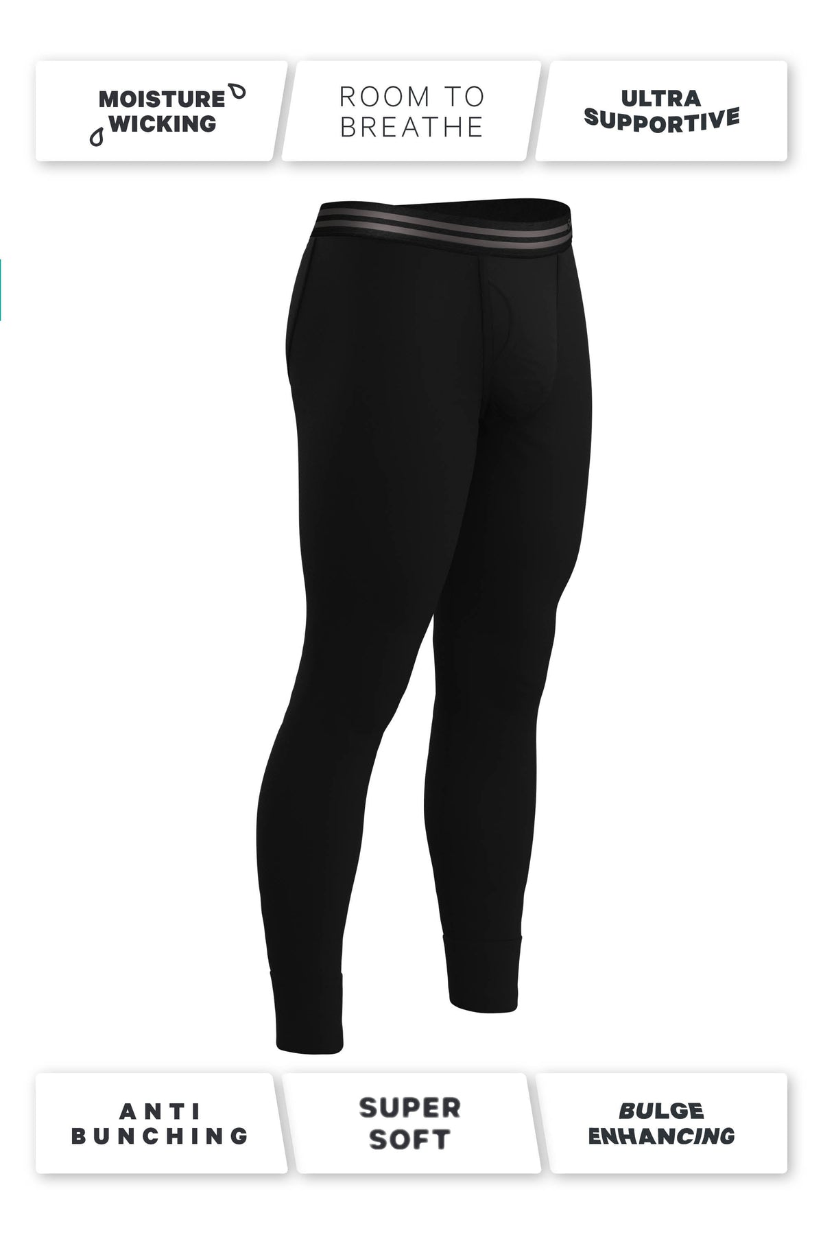 The Threat Level Midnight | Black Ball Hammock® Long Johns - Shinesty - Flyclothing LLC