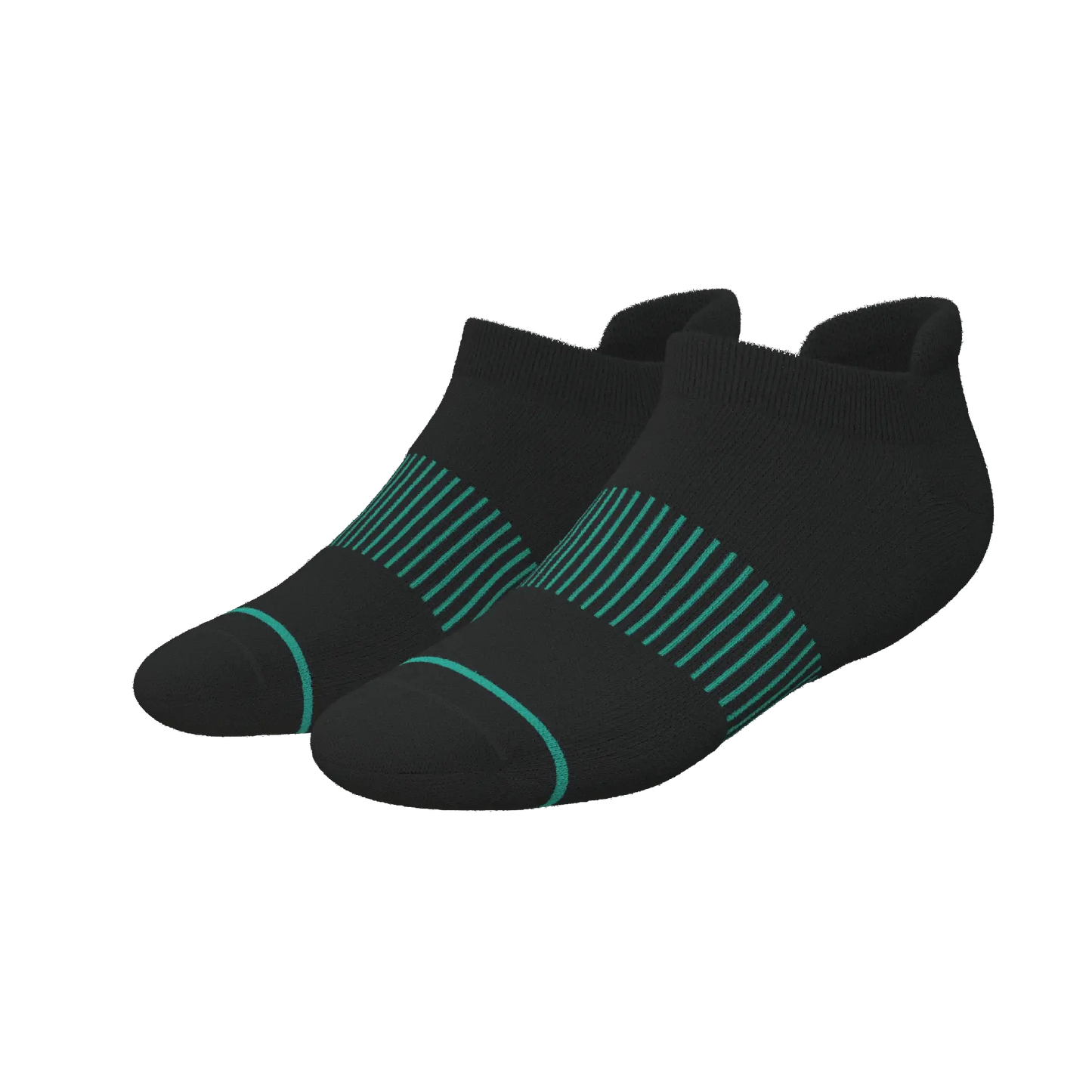 The Threat Level Midnight | Black Stay Weird Heel Hammock™ Ankle Socks - Shinesty - Flyclothing LLC