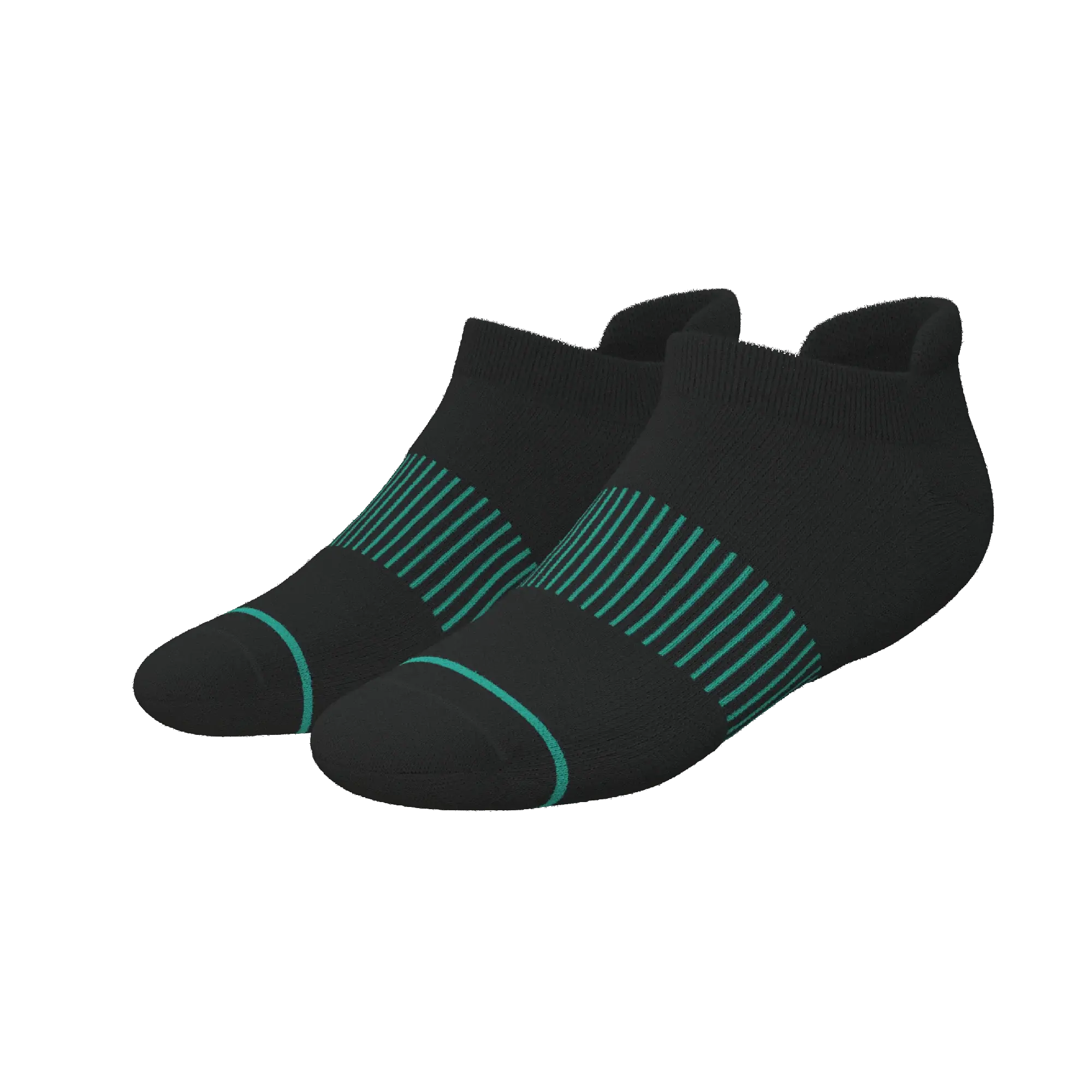 The Threat Level Midnight | Black Stay Weird Heel Hammock™ Ankle Socks - Shinesty - Flyclothing LLC
