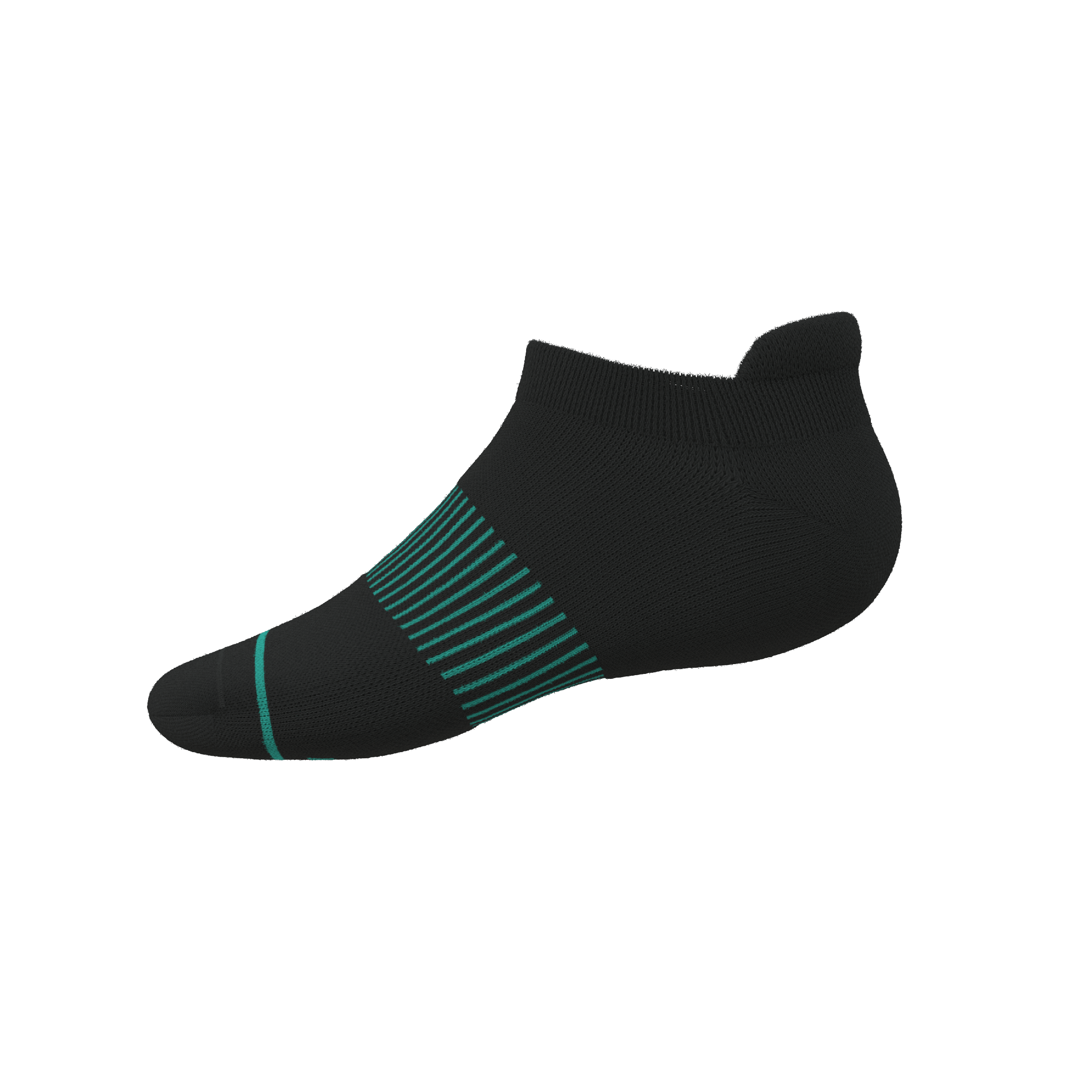 The Threat Level Midnight | Black Stay Weird Heel Hammock™ Ankle Socks - Shinesty