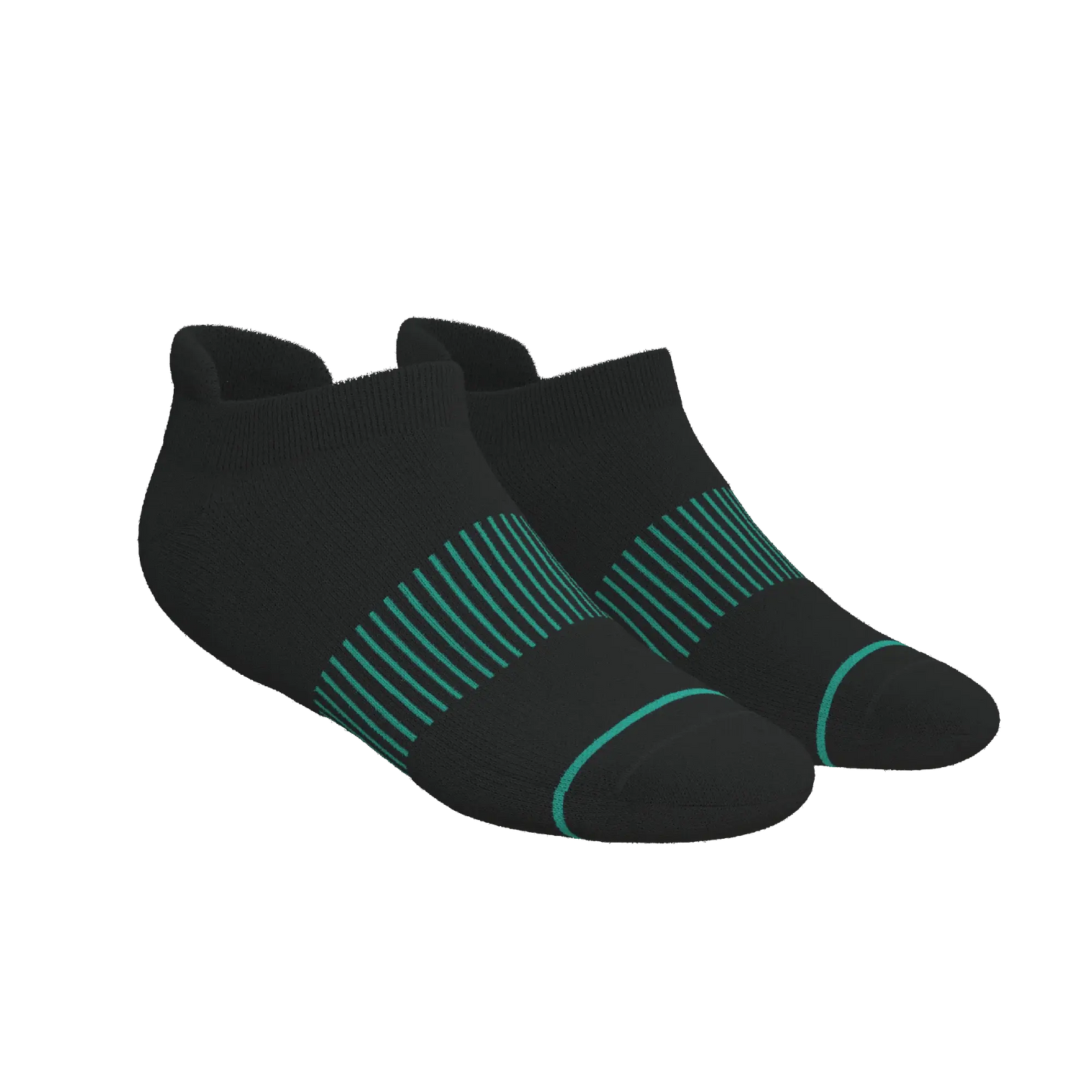 The Threat Level Midnight | Black Stay Weird Heel Hammock™ Ankle Socks - Shinesty - Flyclothing LLC