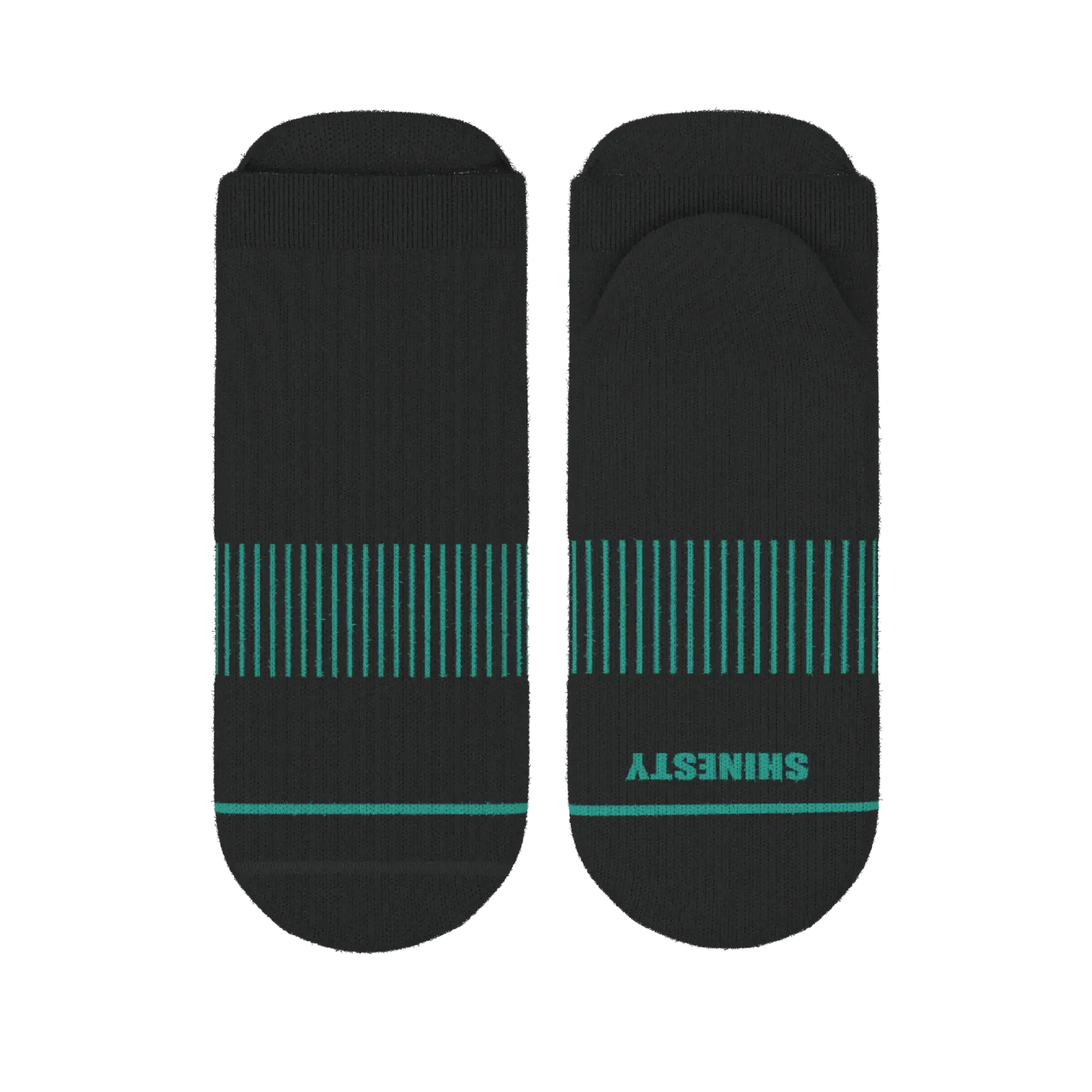 The Threat Level Midnight | Black Stay Weird Heel Hammock™ Ankle Socks - Shinesty - Flyclothing LLC