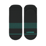 The Threat Level Midnight | Black Stay Weird Heel Hammock™ Ankle Socks - Shinesty - Flyclothing LLC
