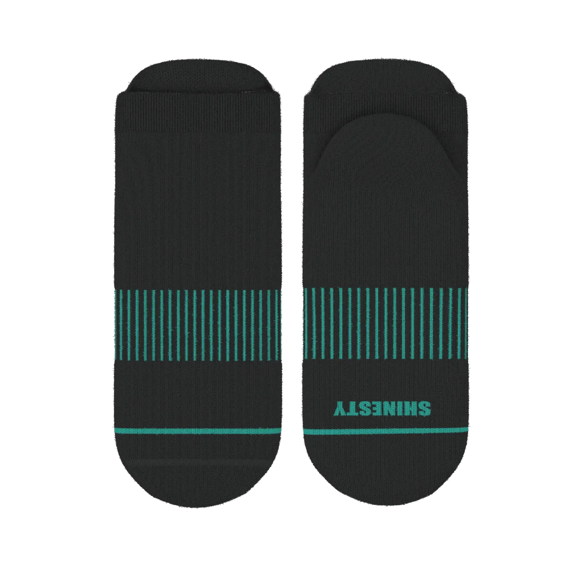 The Threat Level Midnight | Black Stay Weird Heel Hammock™ Ankle Socks - Shinesty - Flyclothing LLC
