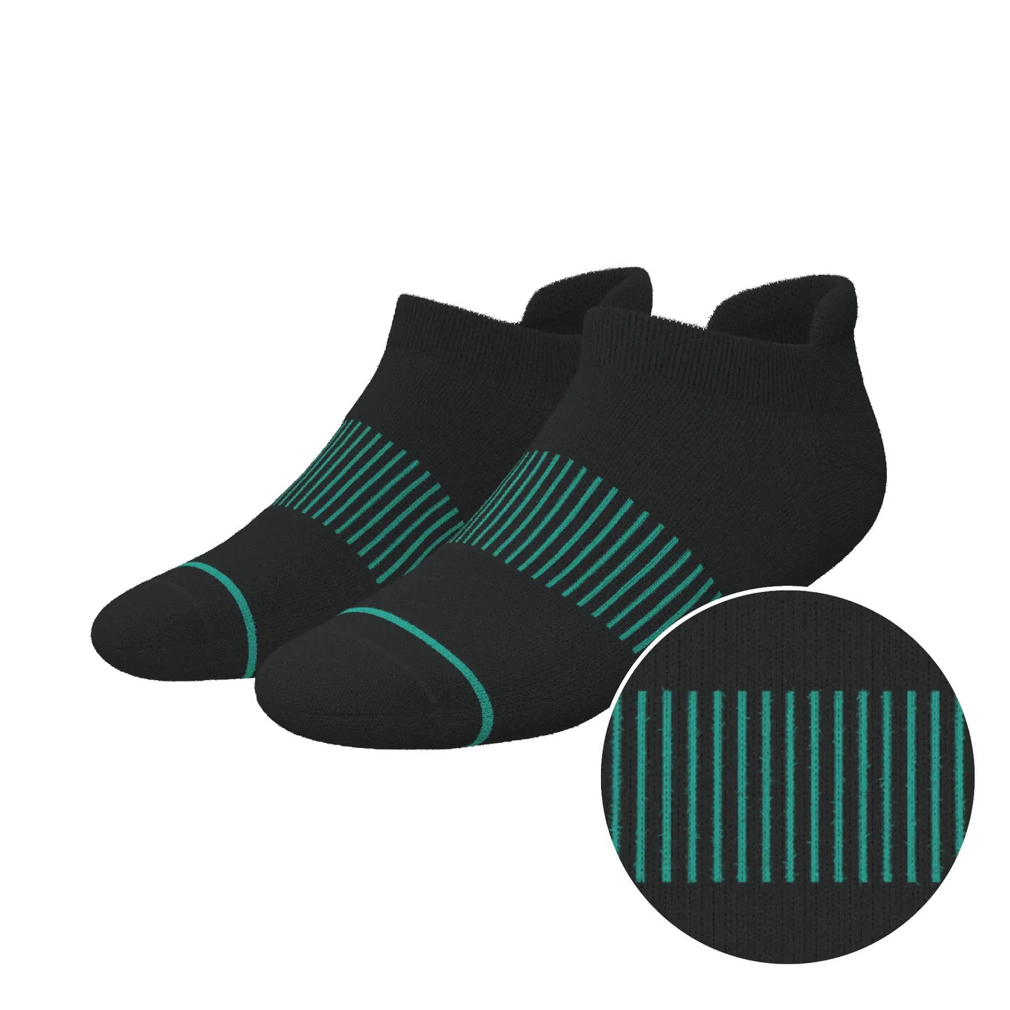 The Threat Level Midnight | Black Stay Weird Heel Hammock™ Ankle Socks - Shinesty - Flyclothing LLC
