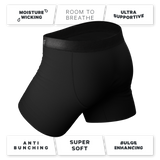 The Threat Level Midnight | Black Ball Hammock® Pouch Underwear With Fly
