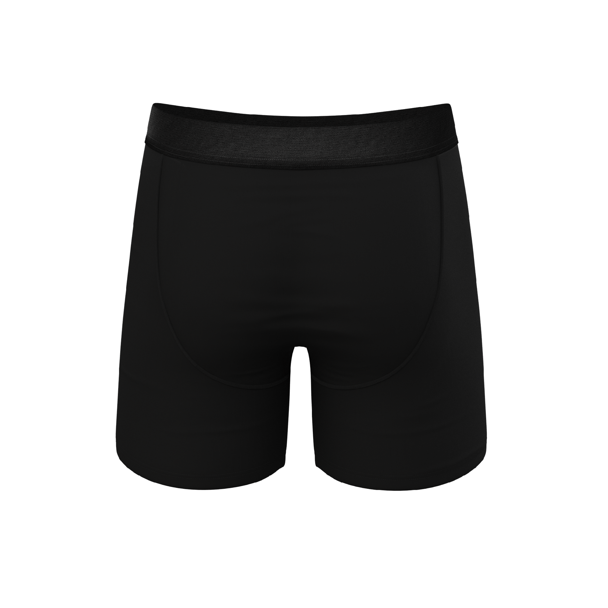 The Threat Level Midnight | Black Ball Hammock® Pouch Underwear With Fly - Shinesty