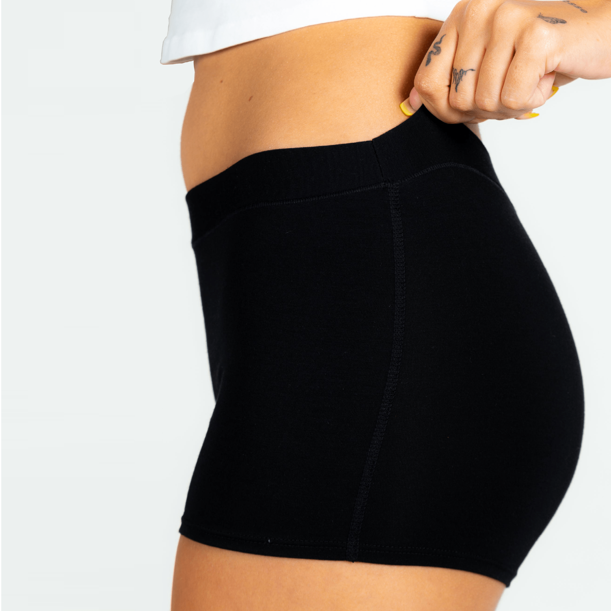 The Threat Level Midnight | Black Modal Boyshort Underwear - Shinesty