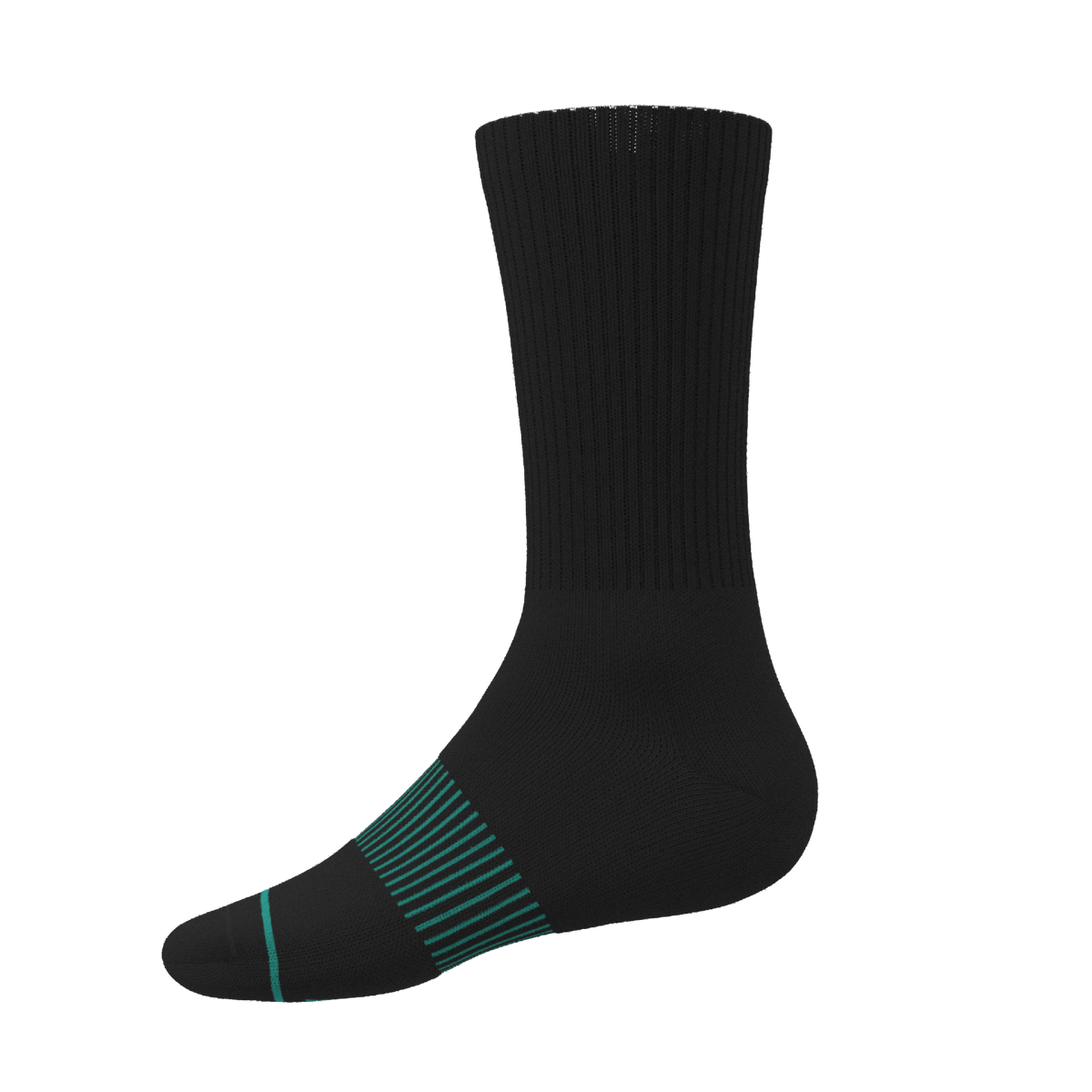 The Threat Level Midnight | Black Stay Weird Heel Hammock™ Crew Socks - Shinesty - Flyclothing LLC