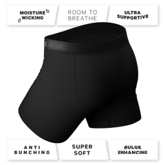 The Threat Level Midnight | Black Ball Hammock® Pouch Underwear - Shinesty