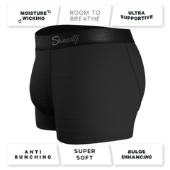 The Threat Level Midnight | Black Ball Hammock® Pouch Trunks Underwear - Shinesty