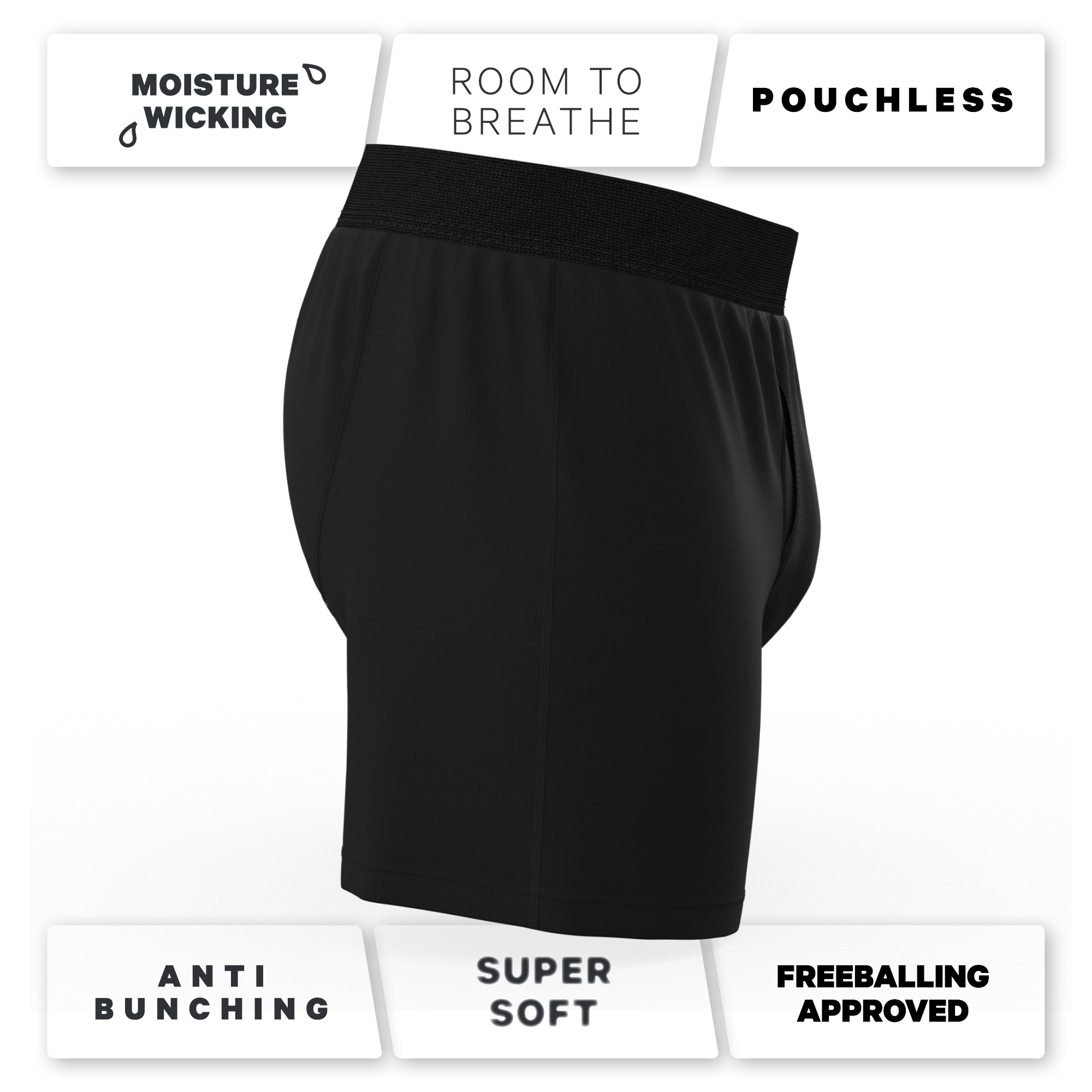 The Threat Level Midnight | Black Boxers - Shinesty