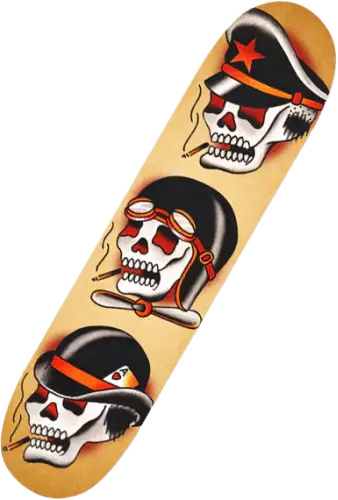Black Market Art Company Three Hats & Skate Deck Print - Black Market Art Company - Flyclothing LLC