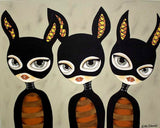 Black Market Art Company Three of a Kind Print