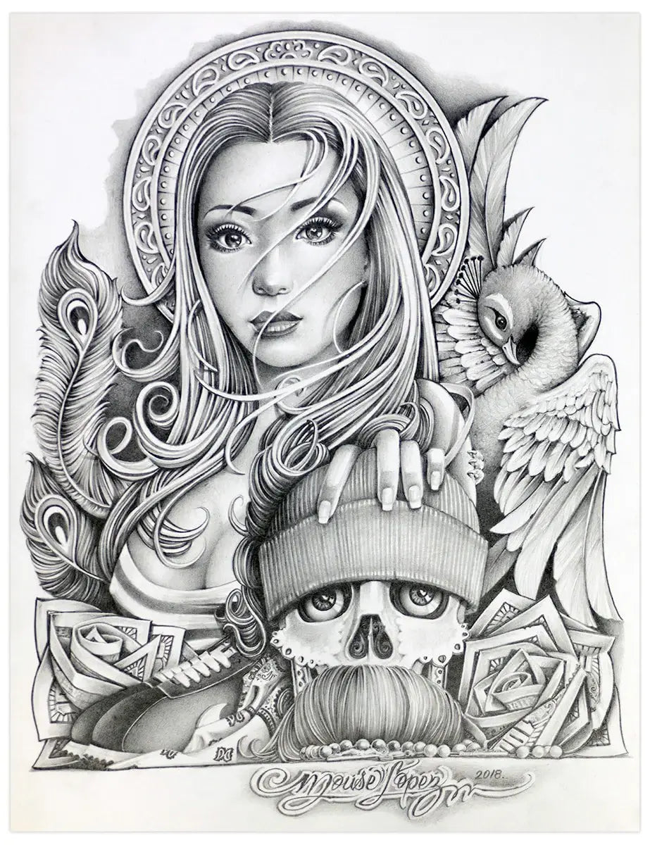 Black Market Art Company Throw Back Print - Black Market Art Company - Flyclothing LLC