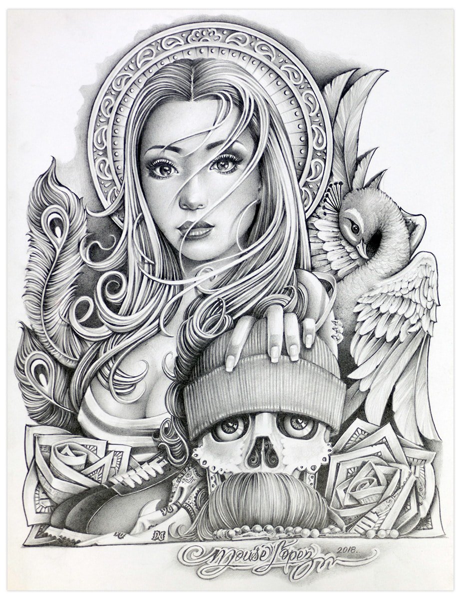 Black Market Art Company Throw Back Print