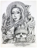 Black Market Art Company Throw Back Print