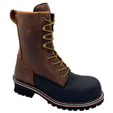 AdTec PNW Oregon Men's 8" Logger Boot – Brown/Black | TN1002 - AdTec - Flyclothing LLC