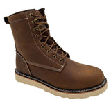 AdTec Meadow High Men's 8 Inch Work Boot Whiskey Brown - main view