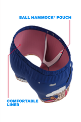 The Tidal Lager | Beer Surfer Ball Hammock® Pouch 8" Swim Trunks - Shinesty - Flyclothing LLC