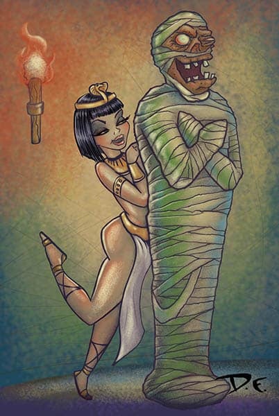 Black Market Art Company Tiedup Print