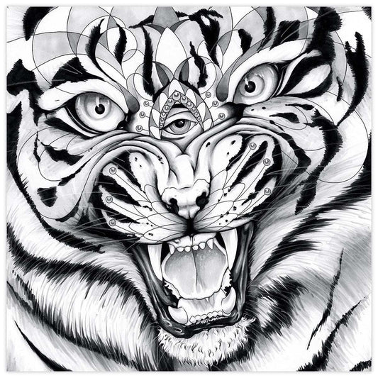 Black Market Art Company Tiger Eyes Print - Black Market Art Company - Flyclothing LLC