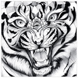 Black Market Art Company Tiger Eyes Print