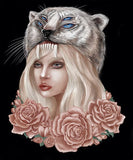 Black Market Art Company Tiger Girl Print