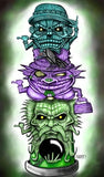 Black Market Art Company Tiki Afterlife Idols Print