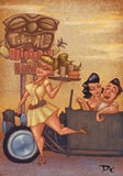 Black Market Art Company Tiki Al& Print