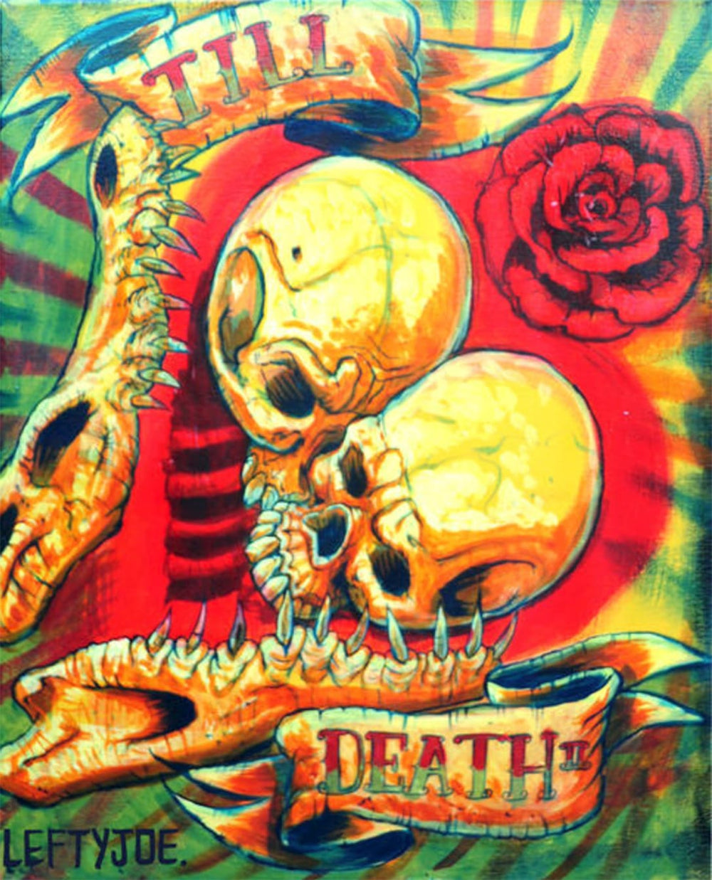 Black Market Art Company Till Death Print