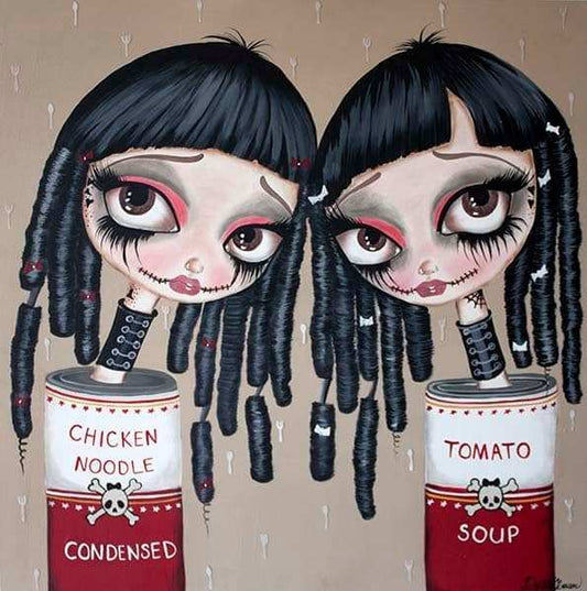Black Market Art Company Tin Can Girls Print - Black Market Art Company - Flyclothing LLC