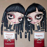 Black Market Art Company Tin Can Girls Print