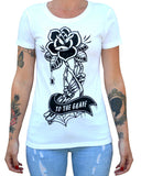 Black Market Art Company To the Grave Women's Loose Neck T-Shirt