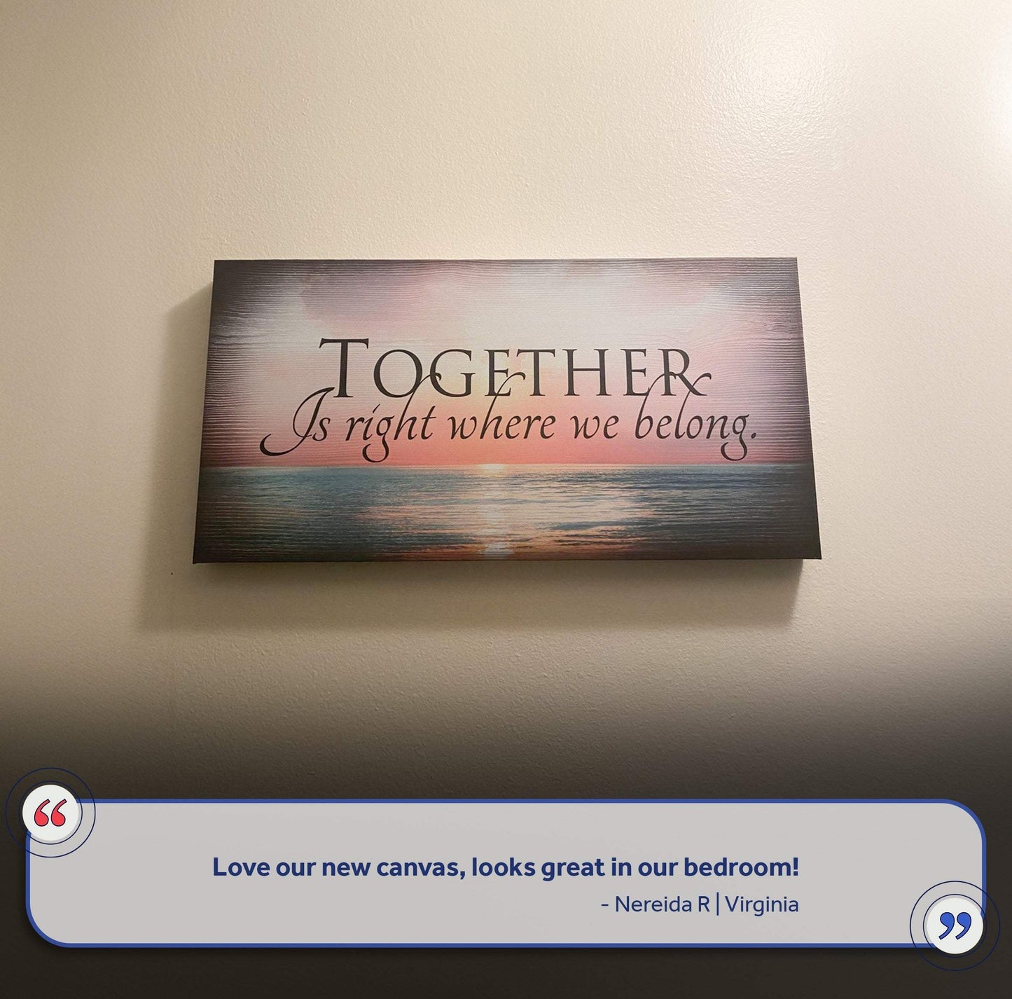 Together Sign VI - Tailored Canvases - Flyclothing LLC