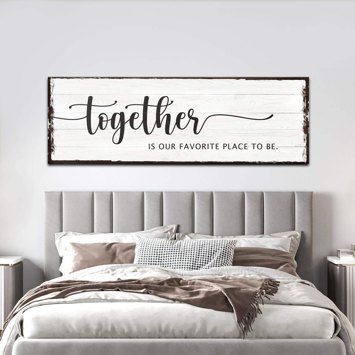 Together Is Our Place To Be Sign - Tailored Canvases - Flyclothing LLC