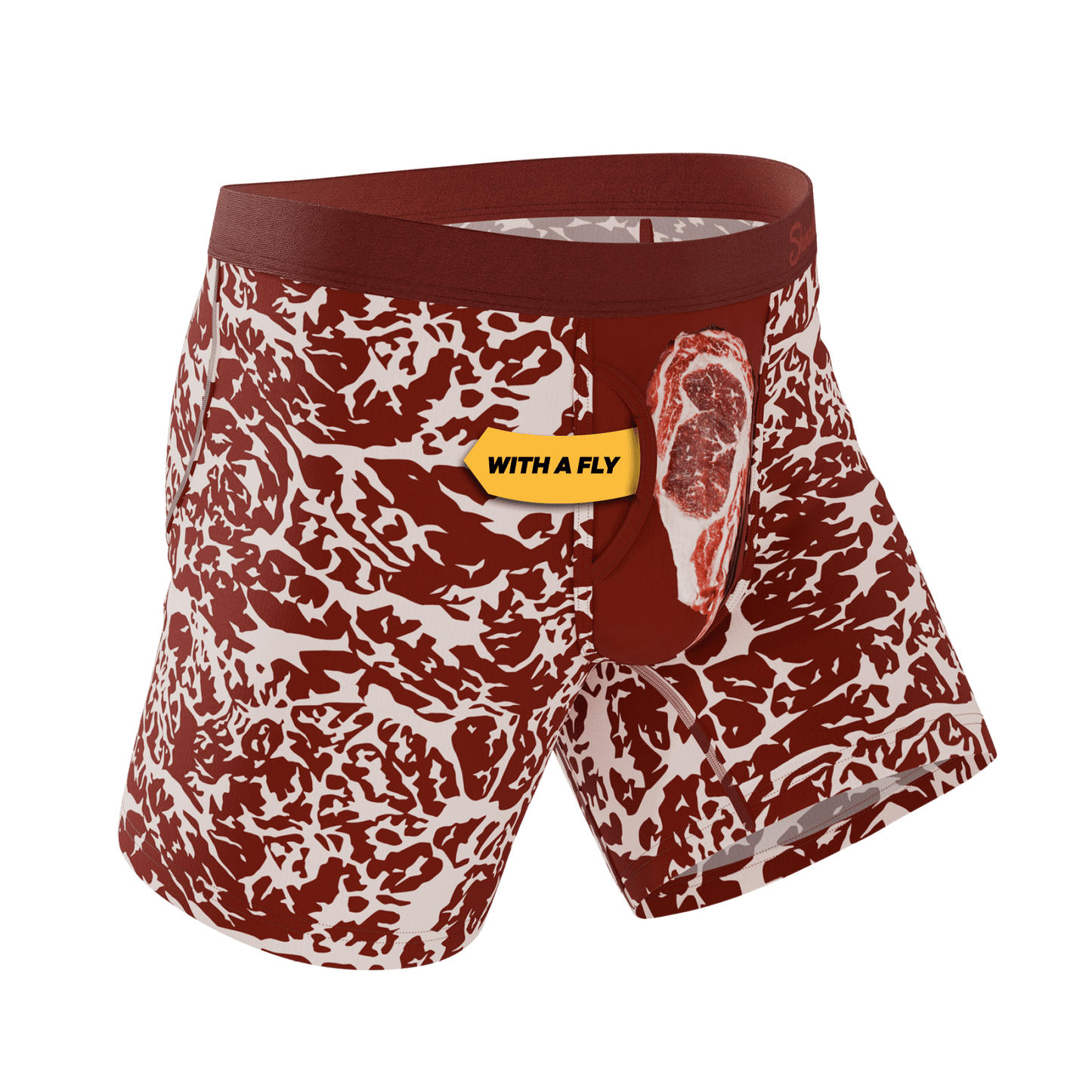 The Tomahawk | Marbled Meat Ball Hammock® Pouch Underwear With Fly - Shinesty - Flyclothing LLC