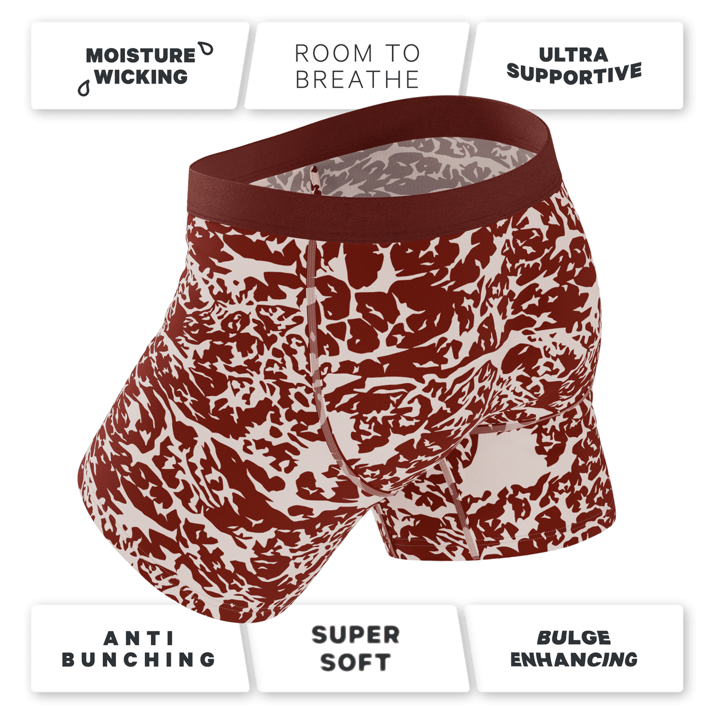 The Tomahawk | Marbled Meat Ball Hammock® Pouch Underwear With Fly - Shinesty - Flyclothing LLC