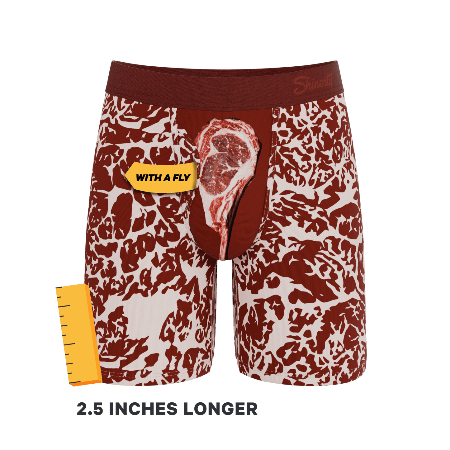 The Tomahawk | Marbled Meat Long Leg Ball Hammock® Pouch Underwear With Fly