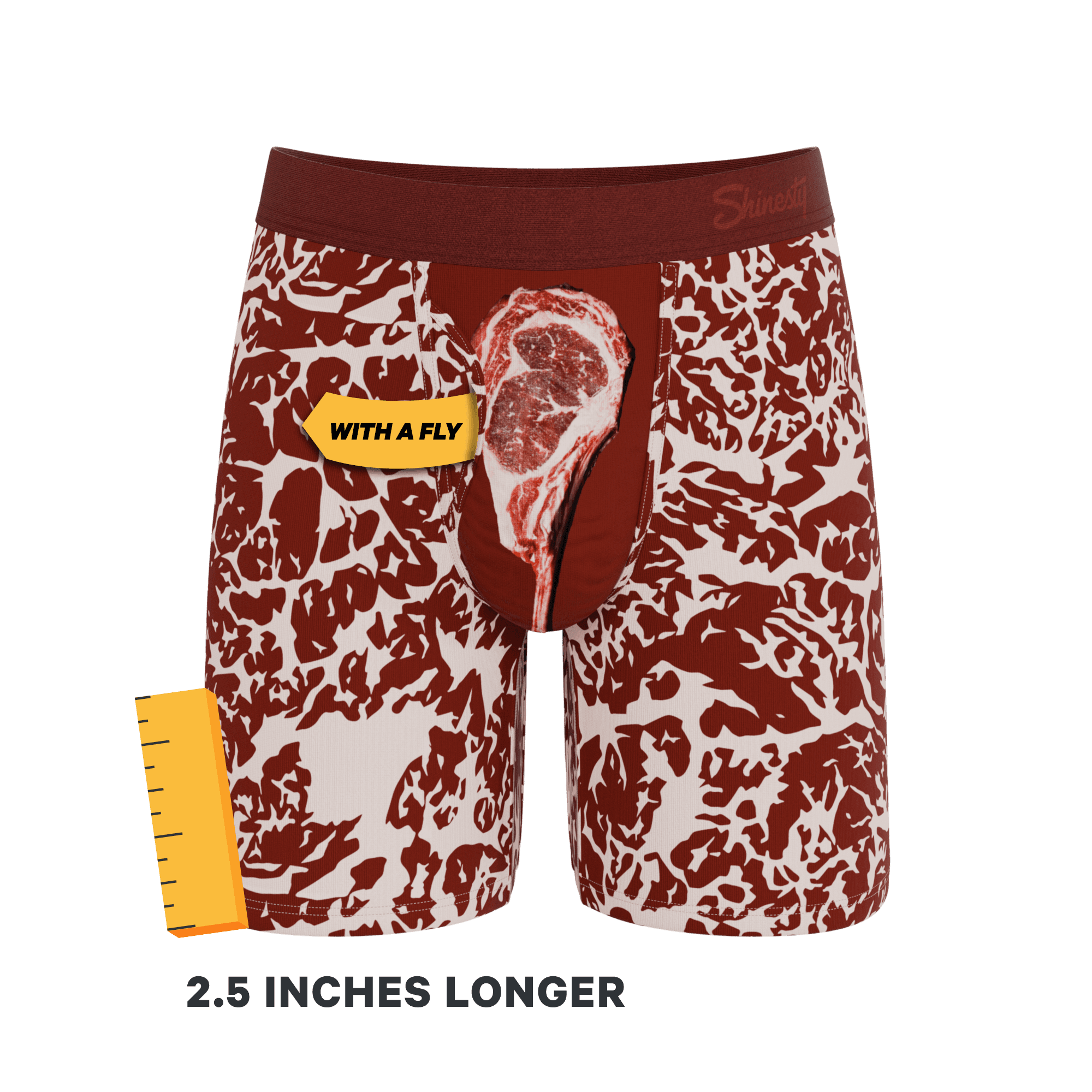 The Tomahawk | Marbled Meat Long Leg Ball Hammock® Pouch Underwear With Fly