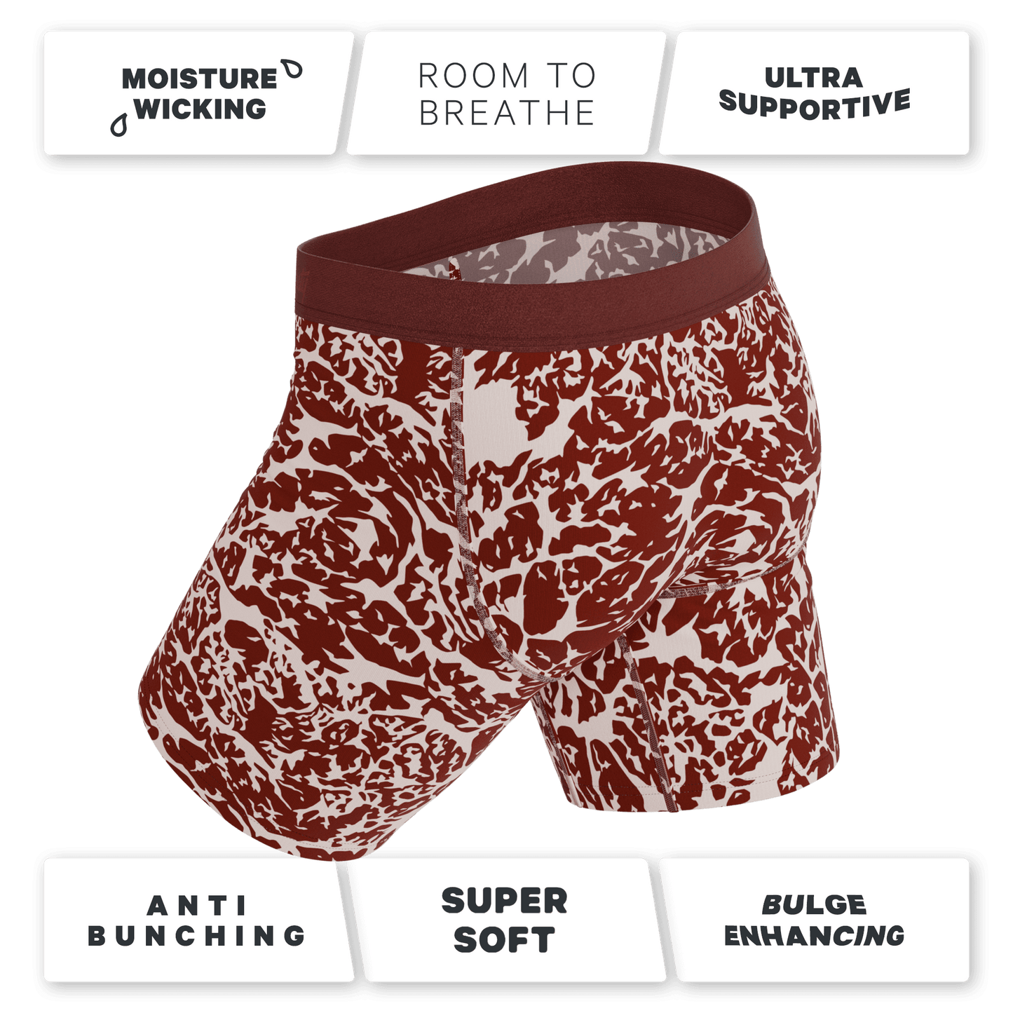 The Tomahawk | Marbled Meat Long Leg Ball Hammock® Pouch Underwear With Fly