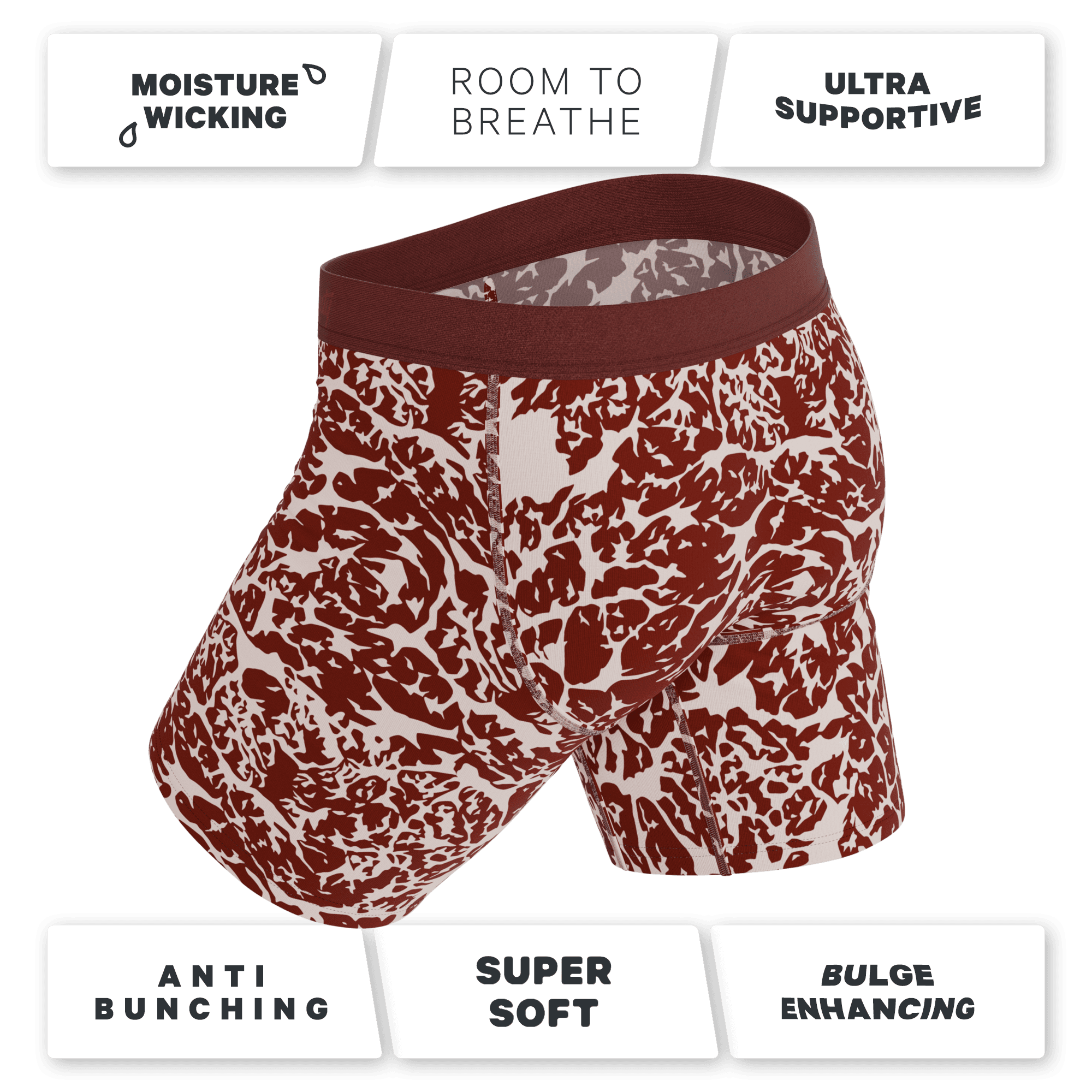 The Tomahawk | Marbled Meat Long Leg Ball Hammock® Pouch Underwear With Fly