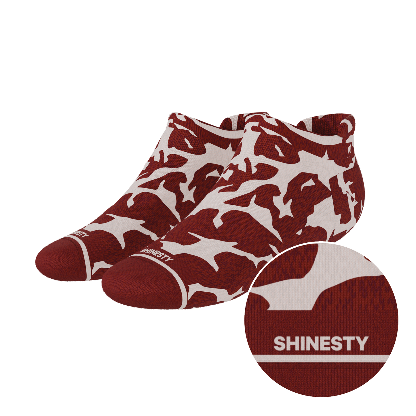 The Tomahawk | Marbled Meat Heel Hammock™ Ankle Socks