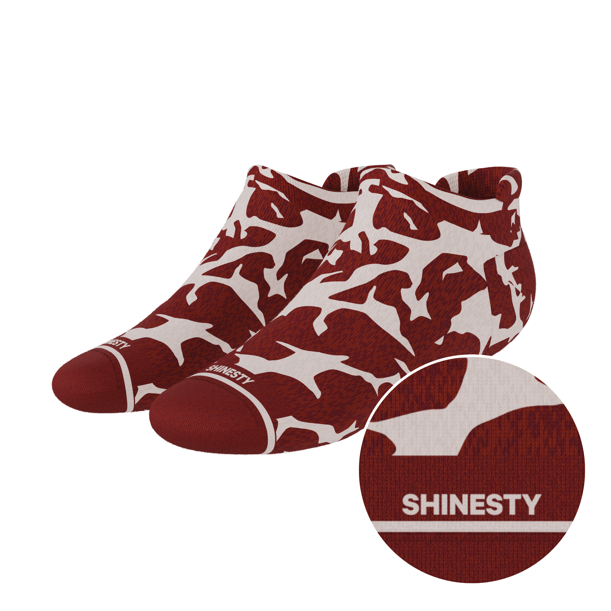 The Tomahawk | Marbled Meat Heel Hammock™ Ankle Socks