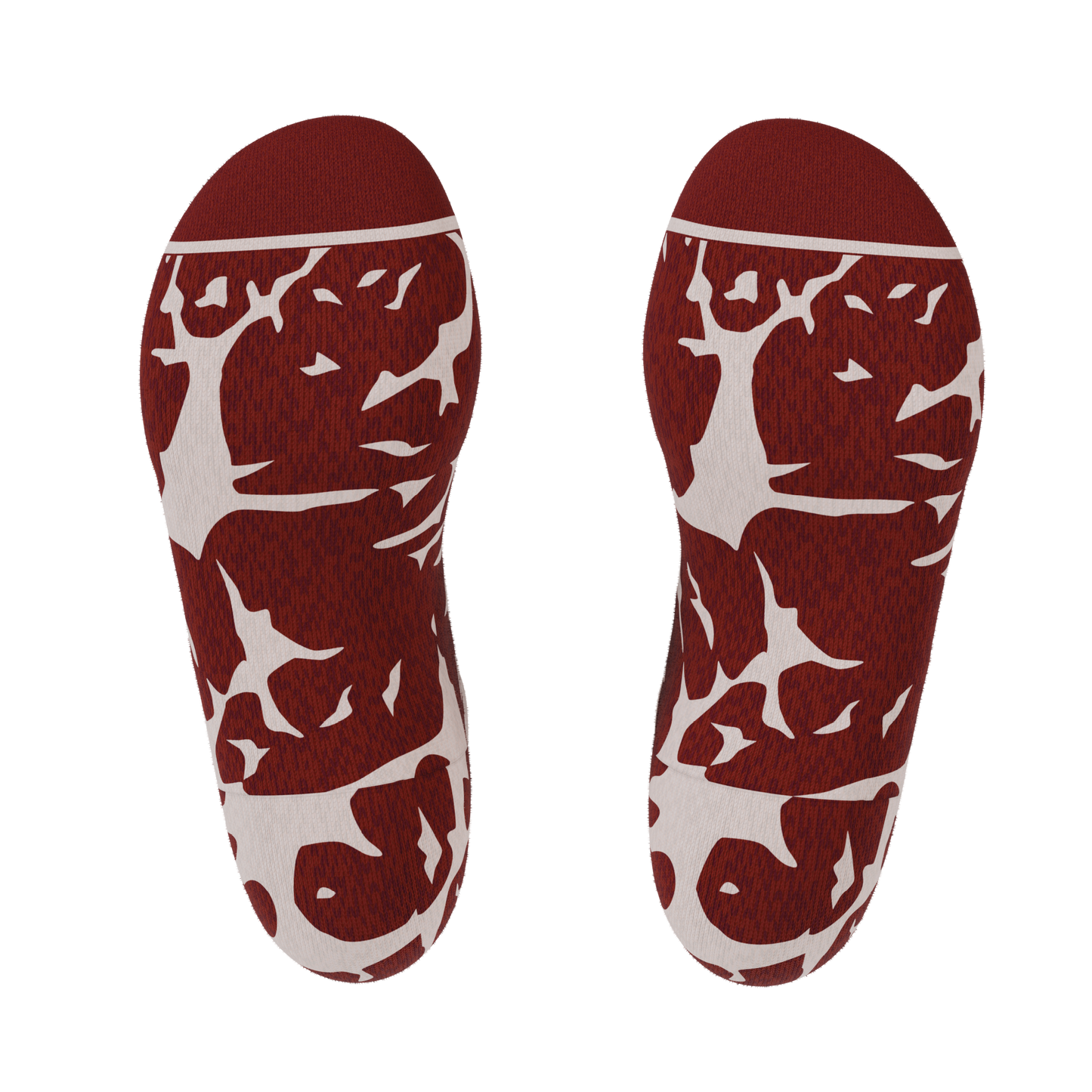 The Tomahawk | Marbled Meat Heel Hammock™ Ankle Socks