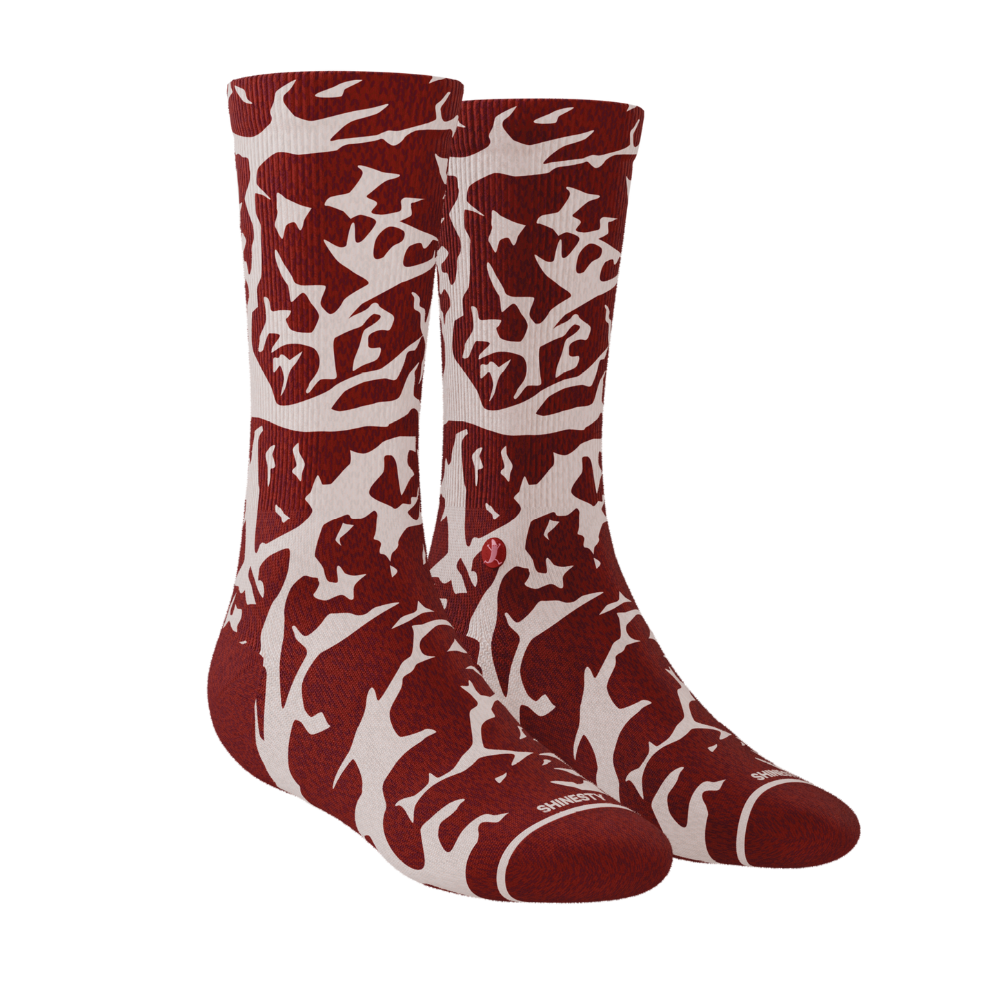 The Tomahawk | Marbled Meat Heel Hammock™ Crew Socks