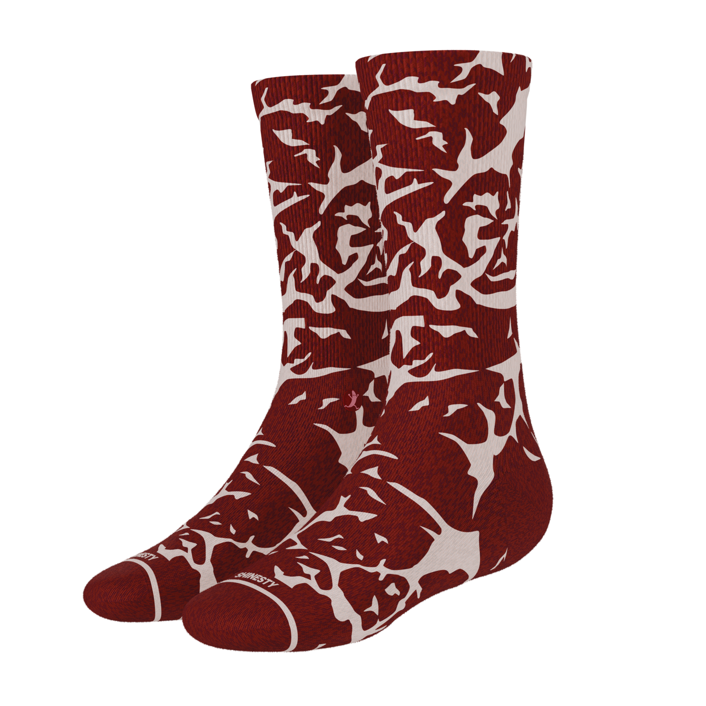 The Tomahawk | Marbled Meat Heel Hammock™ Crew Socks