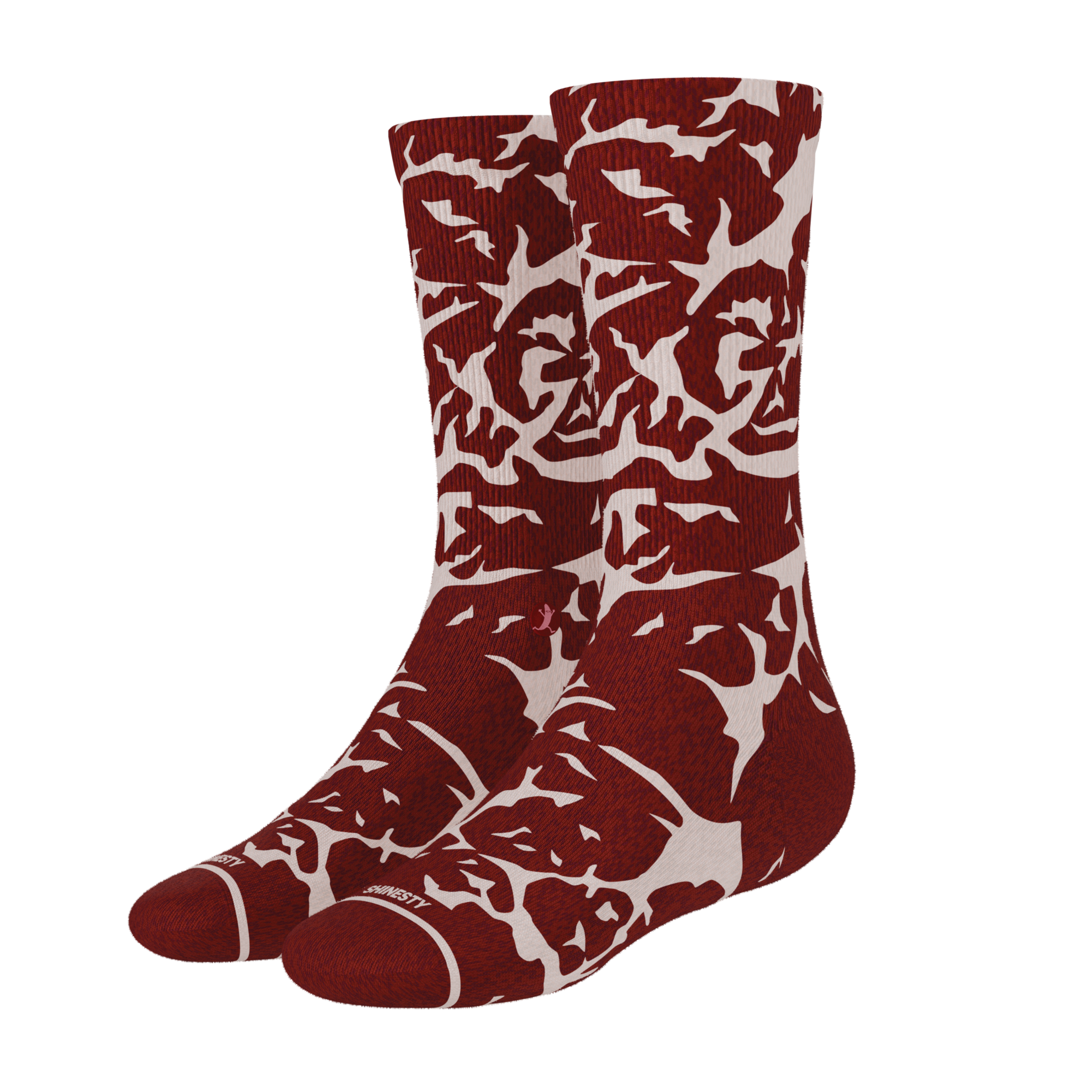 The Tomahawk | Marbled Meat Heel Hammock™ Crew Socks