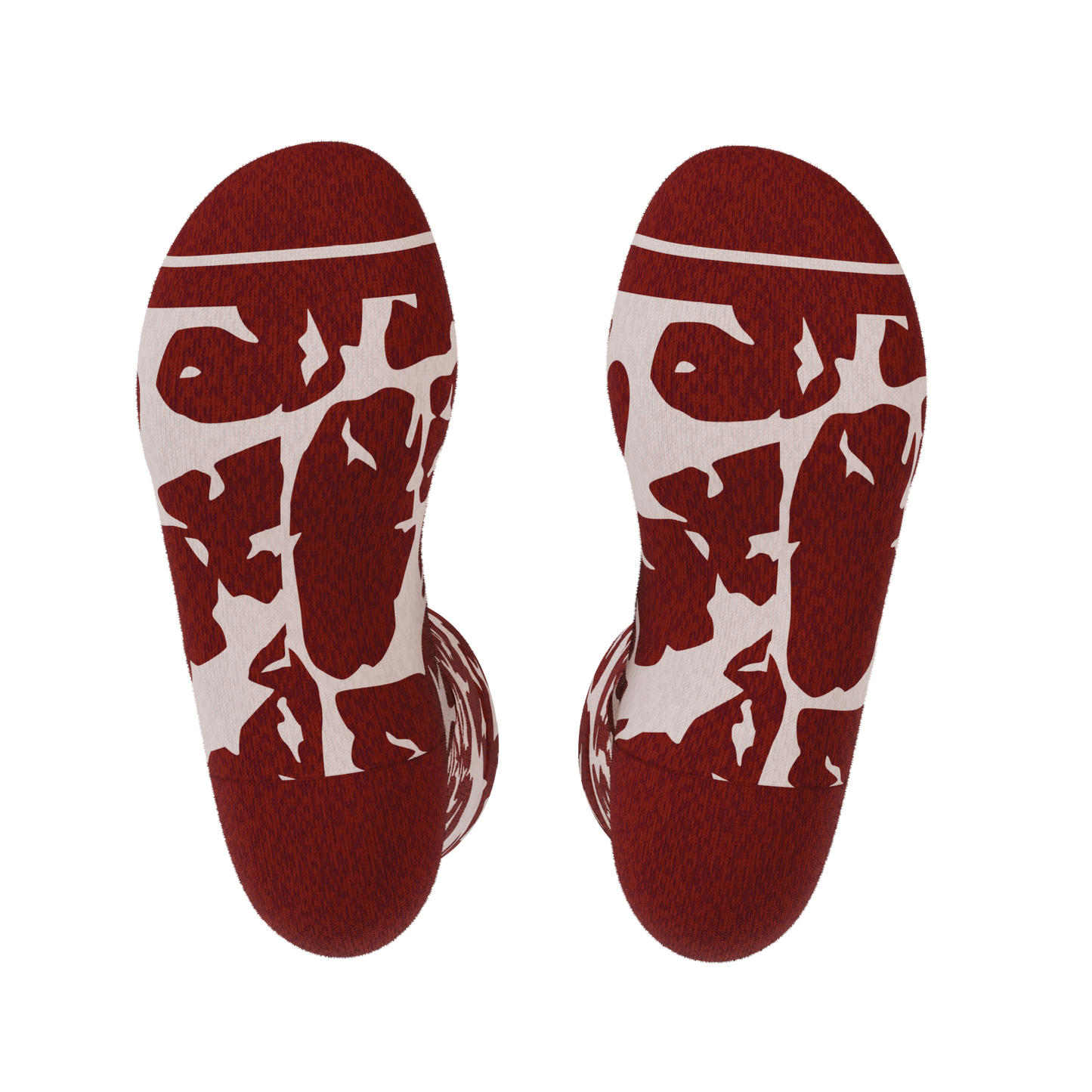 The Tomahawk | Marbled Meat Heel Hammock™ Crew Socks